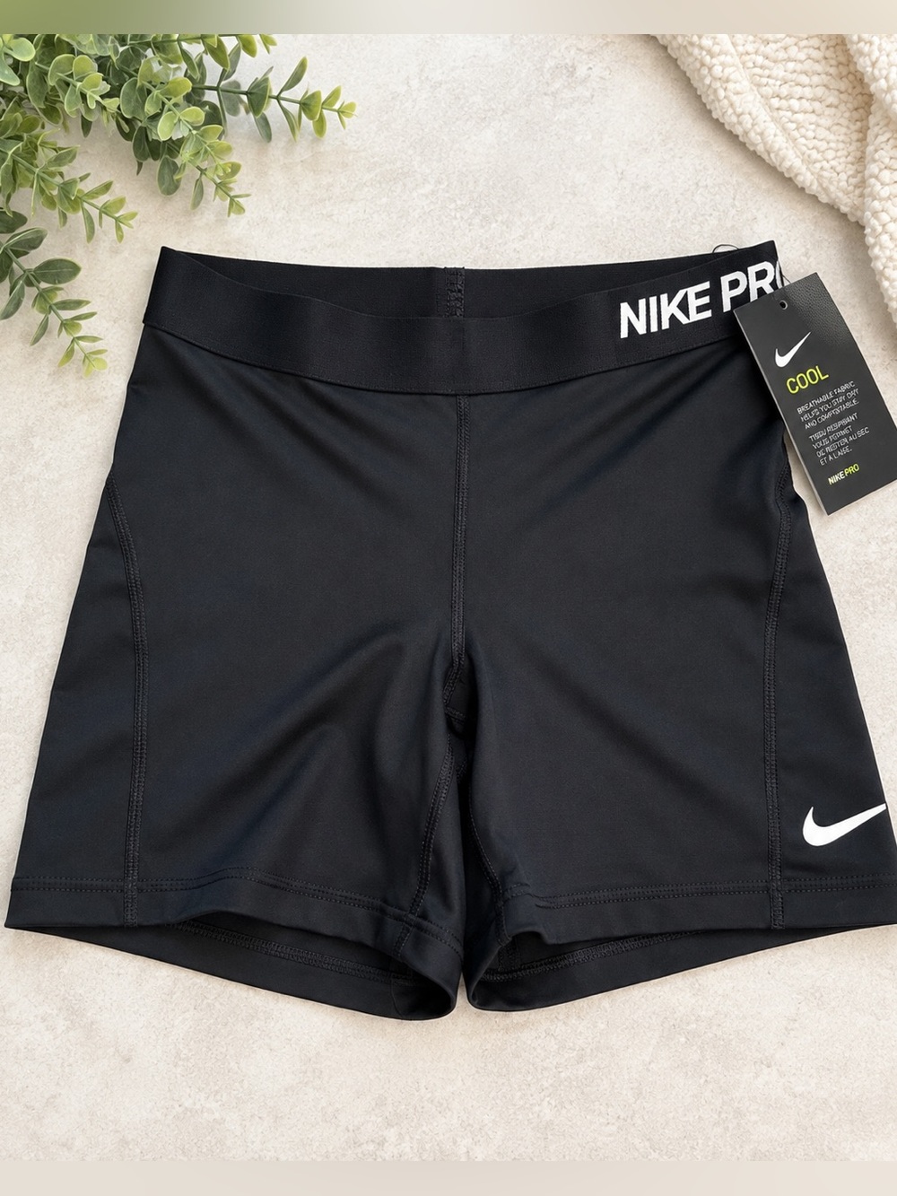 Nike Pro Black Athletic Compression Shorts 7